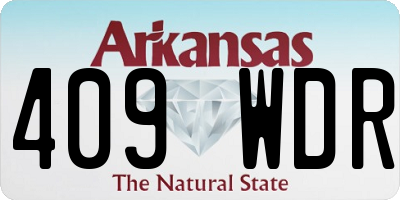 AR license plate 409WDR