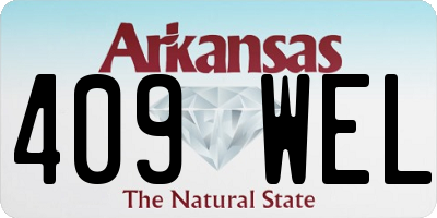 AR license plate 409WEL