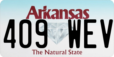 AR license plate 409WEV