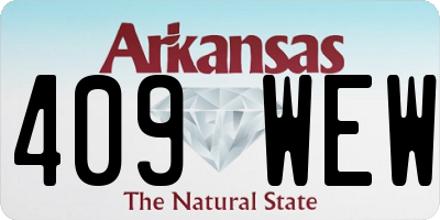 AR license plate 409WEW