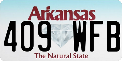 AR license plate 409WFB