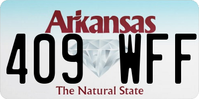 AR license plate 409WFF