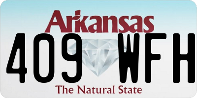 AR license plate 409WFH