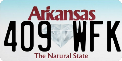 AR license plate 409WFK