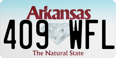 AR license plate 409WFL