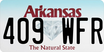 AR license plate 409WFR