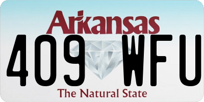 AR license plate 409WFU