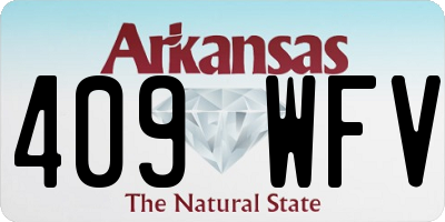 AR license plate 409WFV