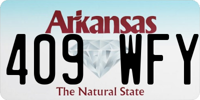 AR license plate 409WFY