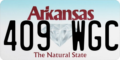 AR license plate 409WGC