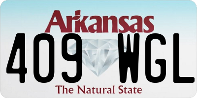 AR license plate 409WGL
