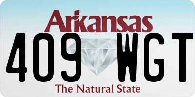 AR license plate 409WGT