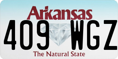 AR license plate 409WGZ
