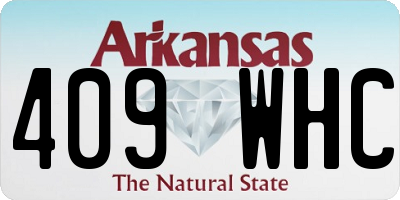 AR license plate 409WHC