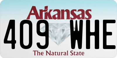 AR license plate 409WHE