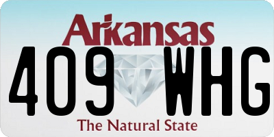 AR license plate 409WHG