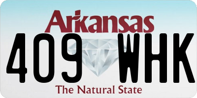 AR license plate 409WHK