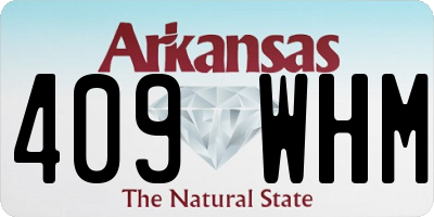 AR license plate 409WHM
