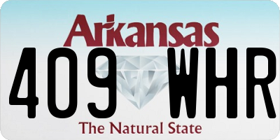 AR license plate 409WHR