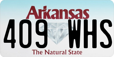 AR license plate 409WHS