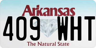 AR license plate 409WHT