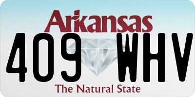 AR license plate 409WHV
