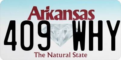 AR license plate 409WHY