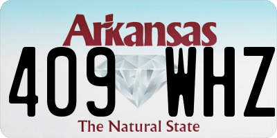 AR license plate 409WHZ