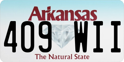 AR license plate 409WII