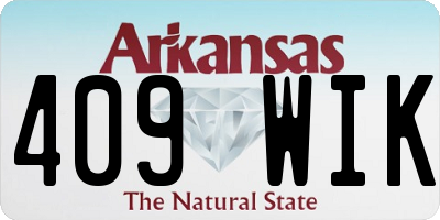 AR license plate 409WIK