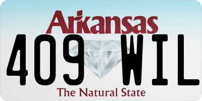 AR license plate 409WIL