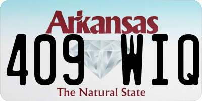 AR license plate 409WIQ