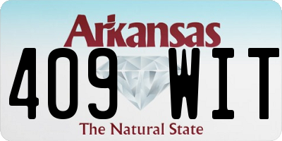 AR license plate 409WIT