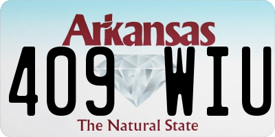 AR license plate 409WIU