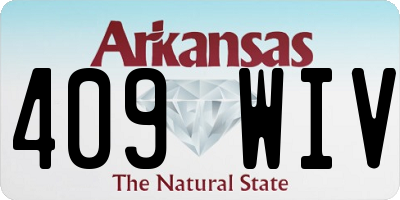 AR license plate 409WIV