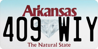 AR license plate 409WIY