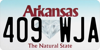 AR license plate 409WJA