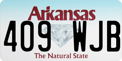 AR license plate 409WJB