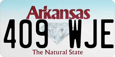 AR license plate 409WJE