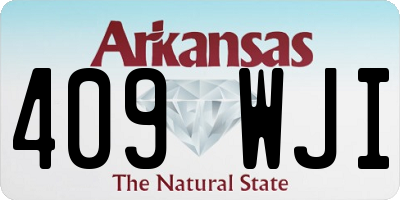 AR license plate 409WJI