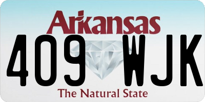 AR license plate 409WJK