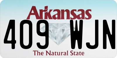 AR license plate 409WJN