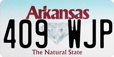 AR license plate 409WJP