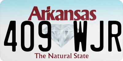 AR license plate 409WJR