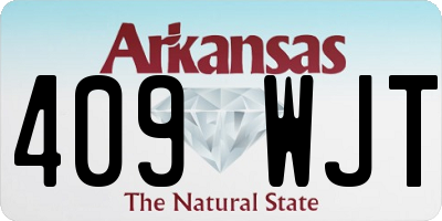 AR license plate 409WJT