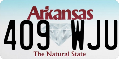 AR license plate 409WJU