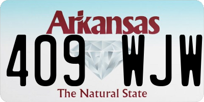AR license plate 409WJW
