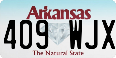 AR license plate 409WJX