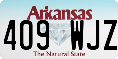 AR license plate 409WJZ