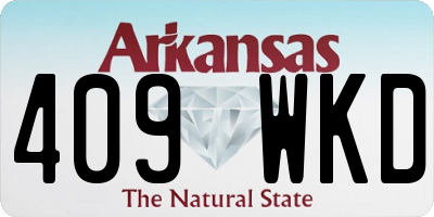 AR license plate 409WKD